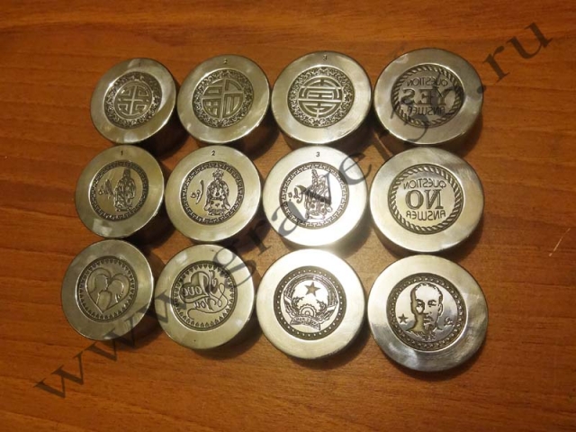 Матрицы для штамповки сувенирных монет